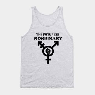 The Future is Nonbinary (Black) Tank Top